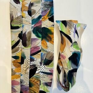 Silk Cummerbund with matching bow tie.